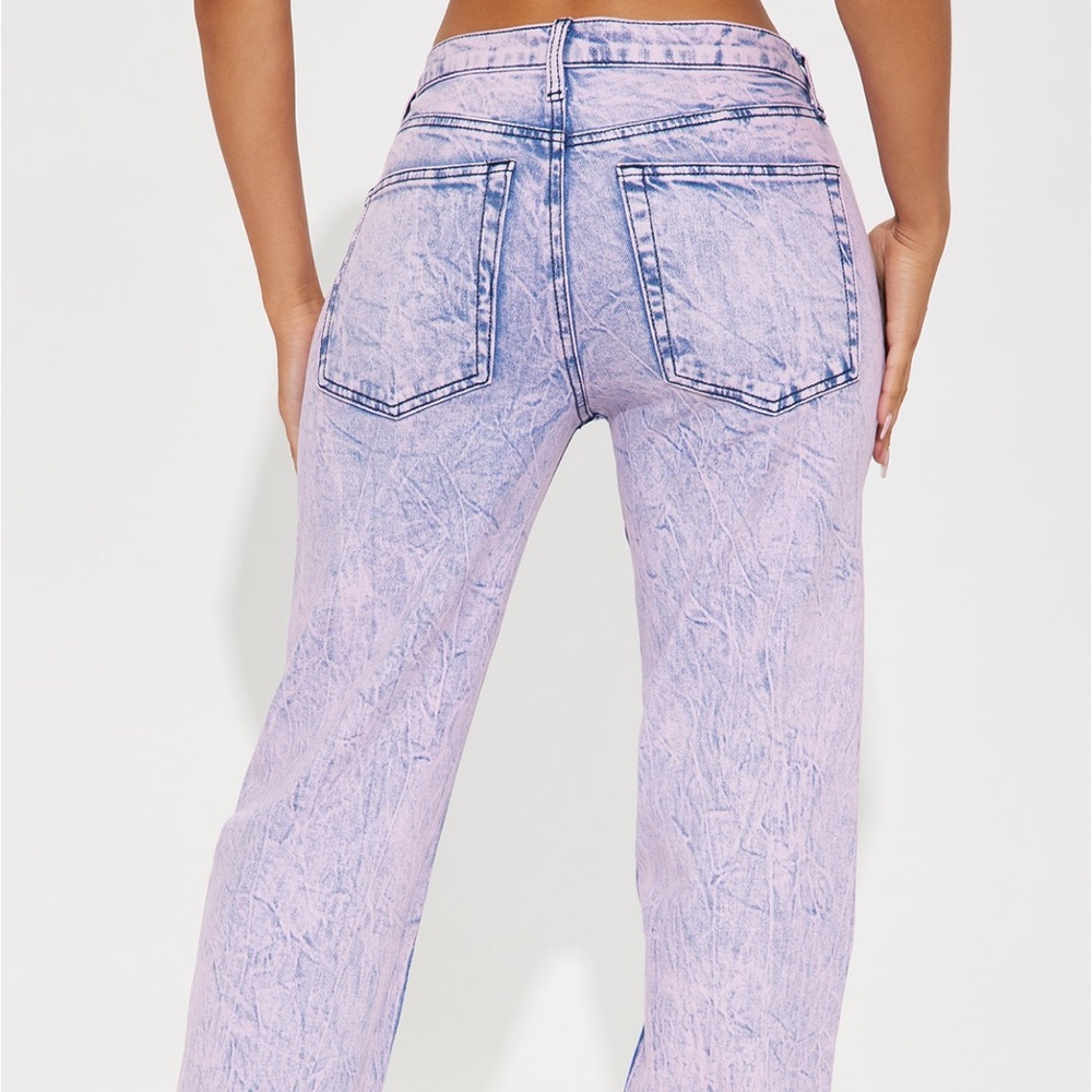 🎉 HP 4X! 🎉 Straight Leg Pink Jeans 🦄 - Picture 4 of 4